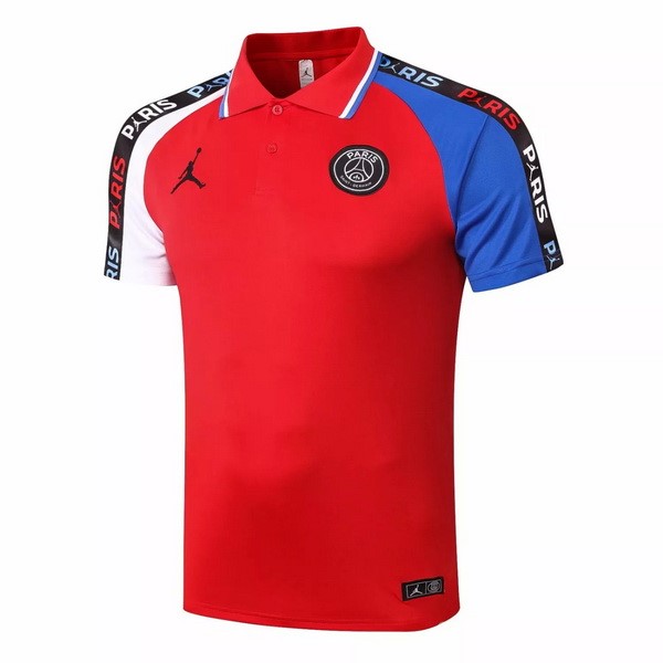 Polo Paris Saint Germain 2020 2021 Rojo Blanco Azul